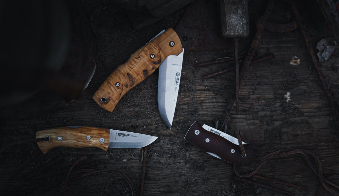 All New Helle Knives are now available. These stylish knives can handle  almost any sort of outdoor adventure you throw at it. Come check…